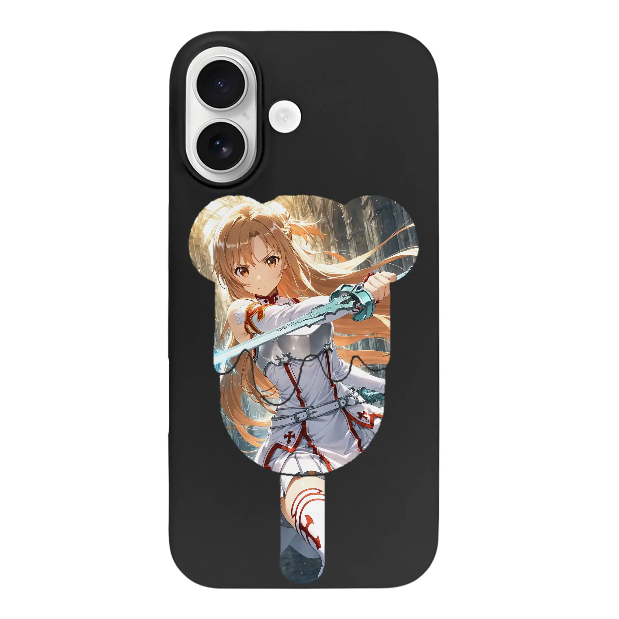 ソードアートオンライン グッズ アスナ - iPhone 17 シリーズ シリコンケース 薄型 耐衝撃 指紋防止 ソフトタッチカバー 精密フィット 傷防止 保護ケース iPhone 17/17 Air/17 Pro/17 Pro Max 対応